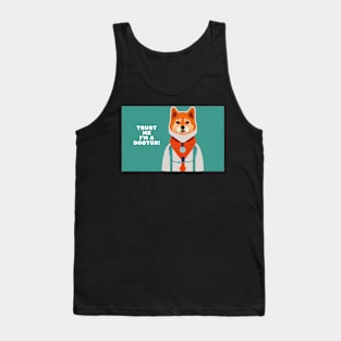 Funniest Shiba Inu as doctor "Trust I'm a Dogtor!" Tank Top